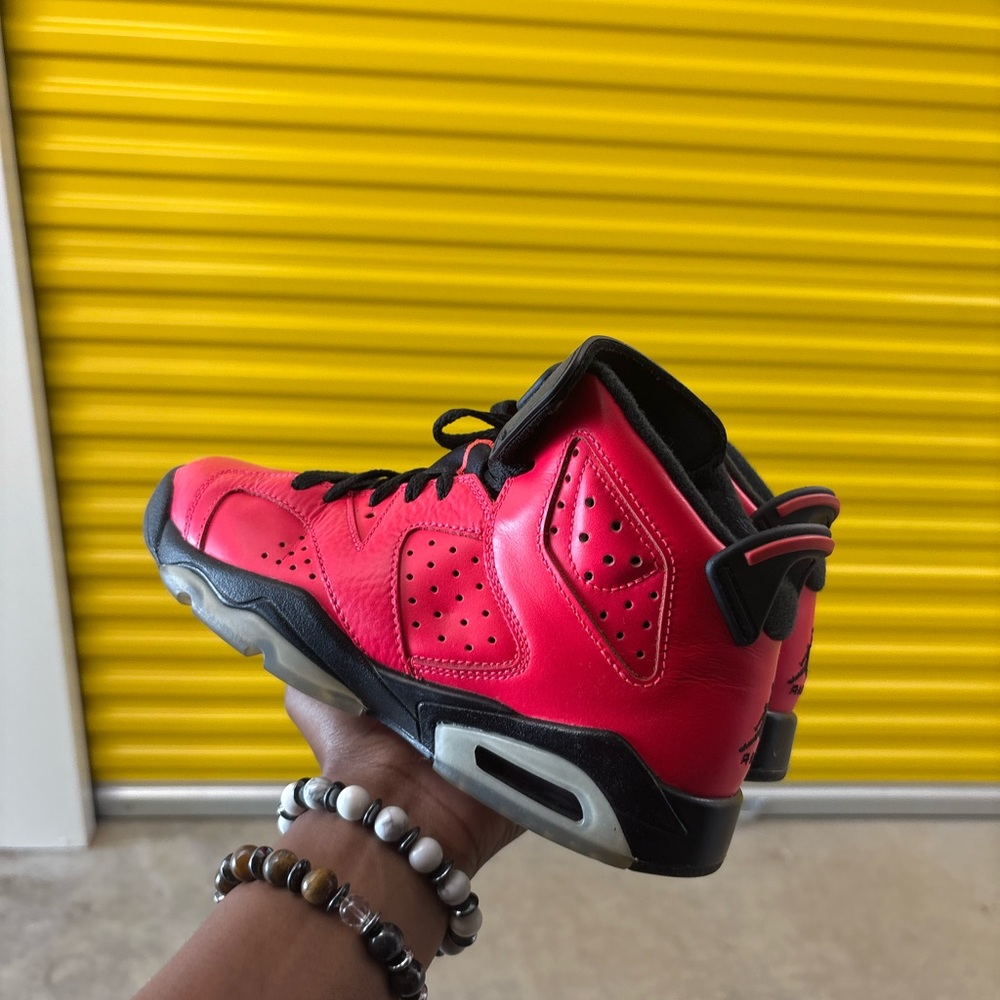 Kids Red and Black Jordans